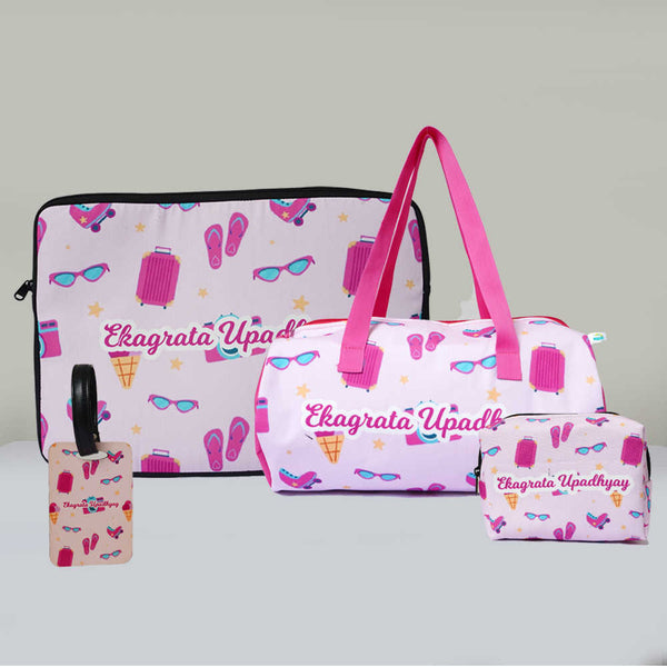 Personalised Sunglass Printed Laptop Sleeve/Cover Kids Combo Gift Set